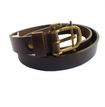 Biblos Uomo brown italian belt with brown buckle