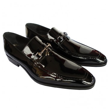 Levent Serez leather formal shoe- black