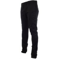 Giovanni fitted chinos trousers- black