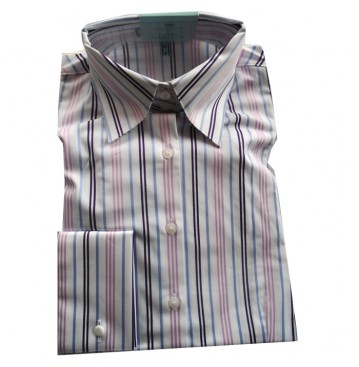 Hawes & Curtis multi-stripped ladies shirt